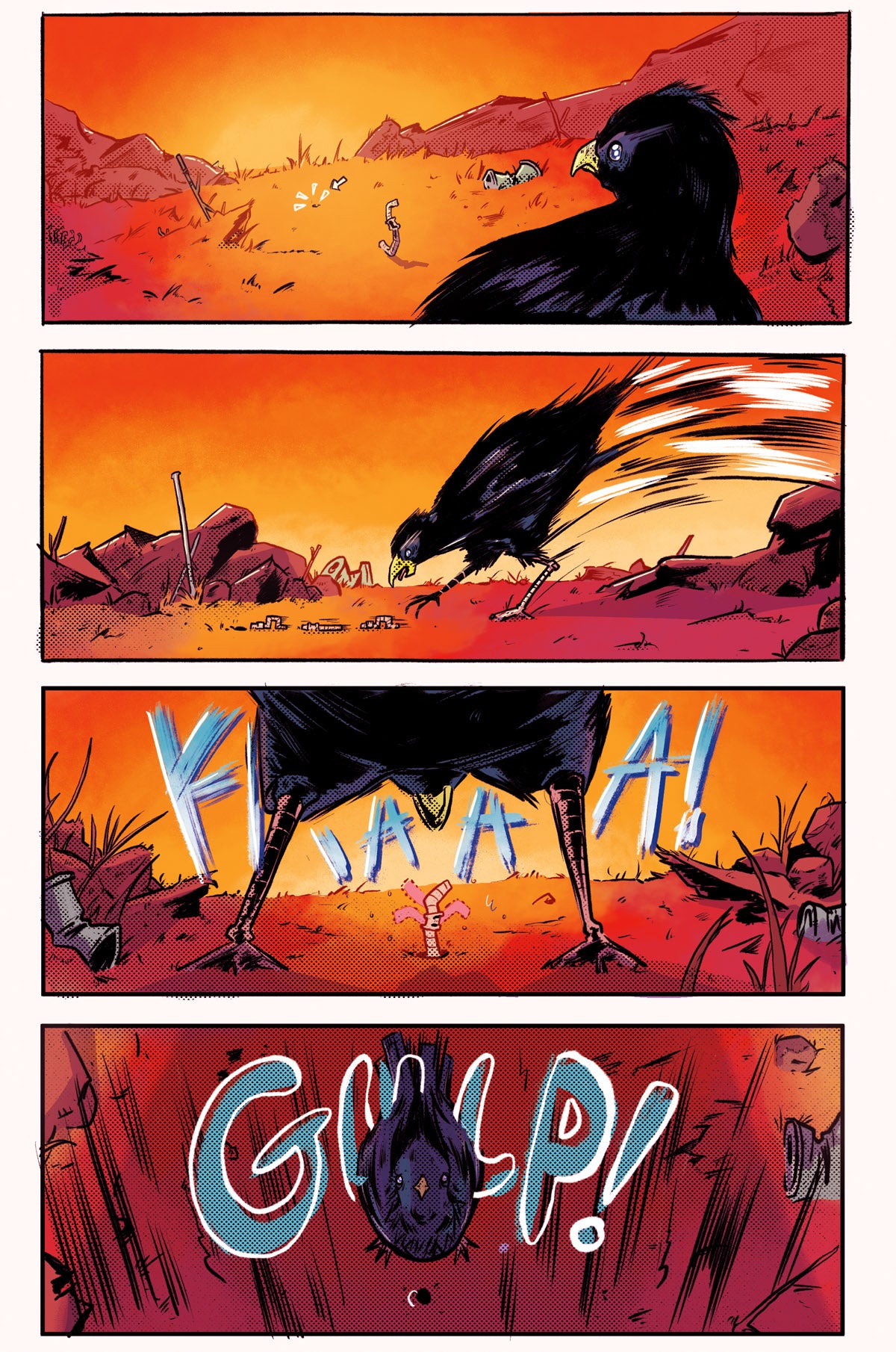 BIG F#@K OFF WORMS #1 (Physical Comic | 24 Pages | Includes FREE Digital Copy)