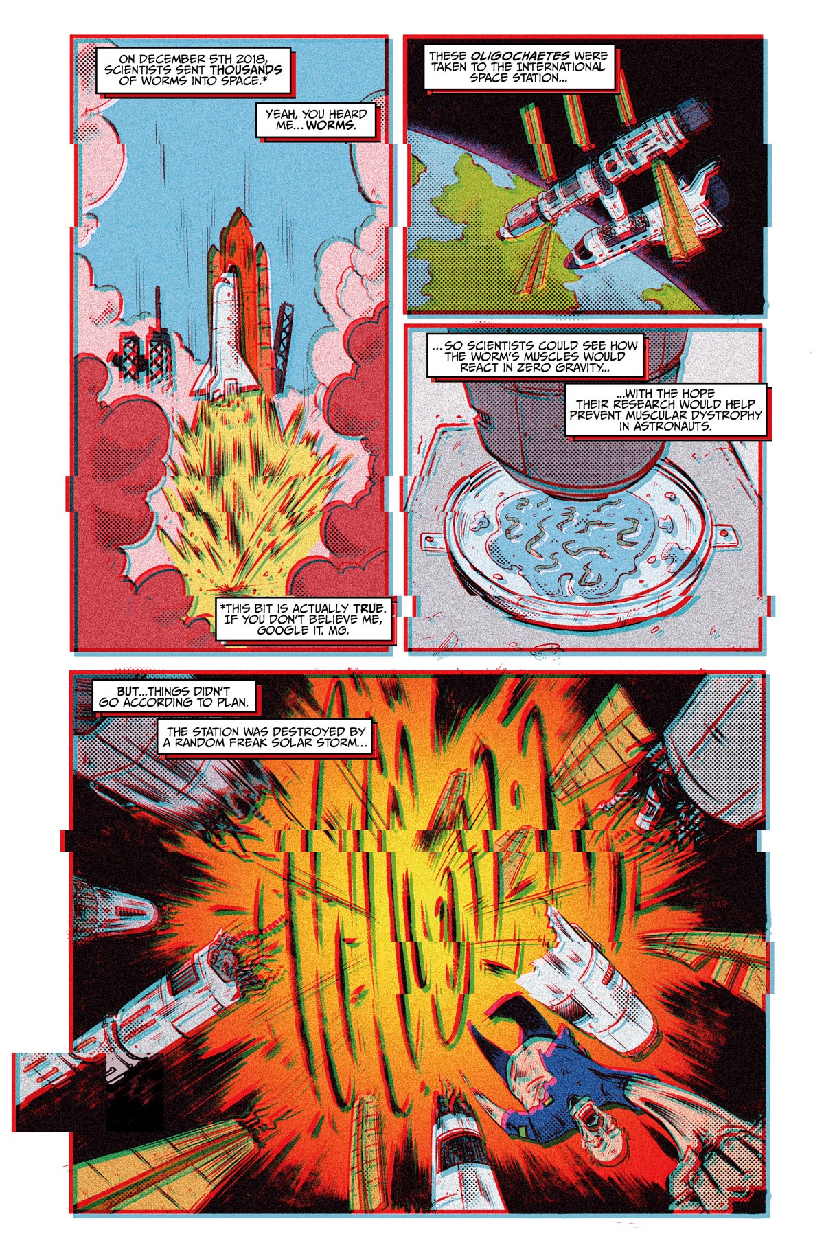 BIG F#@K OFF WORMS #1 (Physical Comic | 24 Pages | Includes FREE Digital Copy)