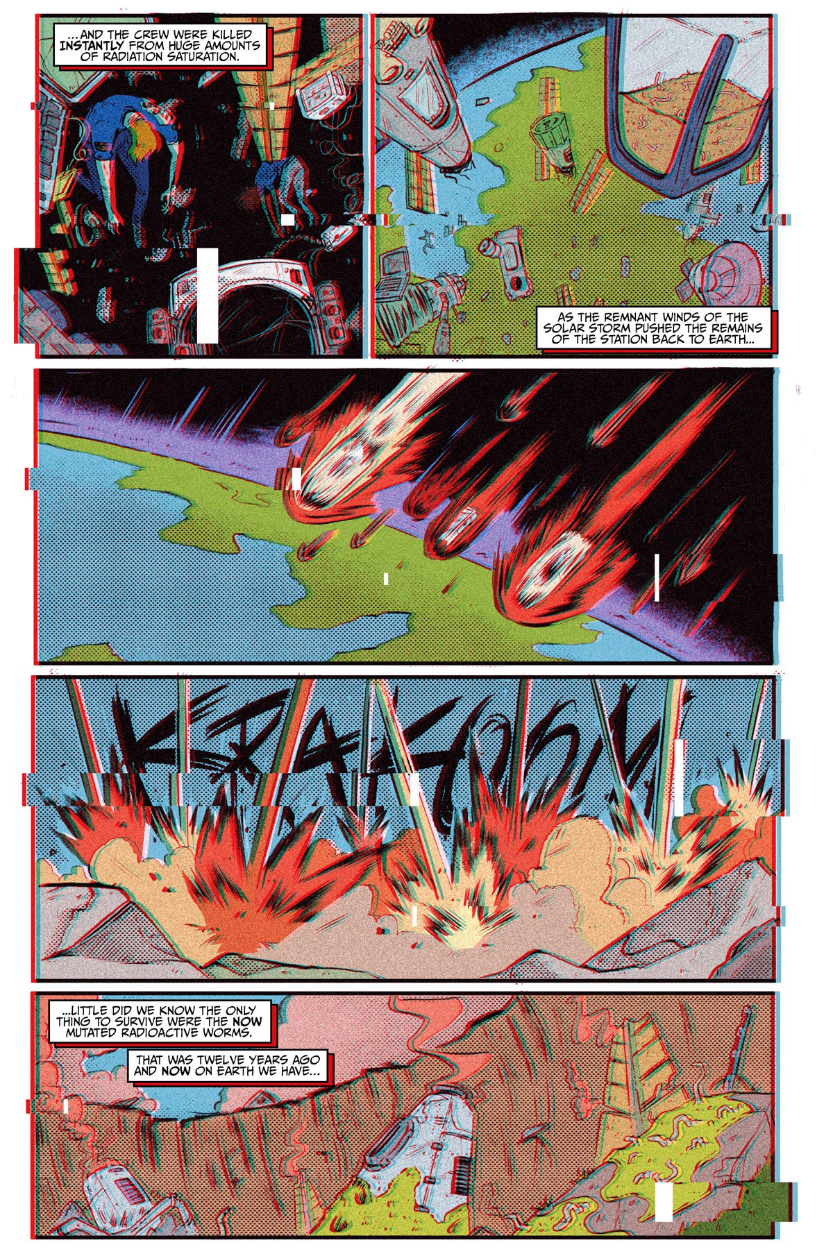 BIG F#@K OFF WORMS #1 (Physical Comic | 24 Pages | Includes FREE Digital Copy)